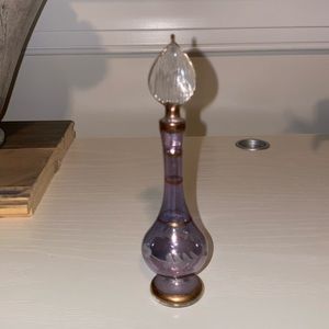 Vintage Egyptian Blown Glass Perfume Bottle